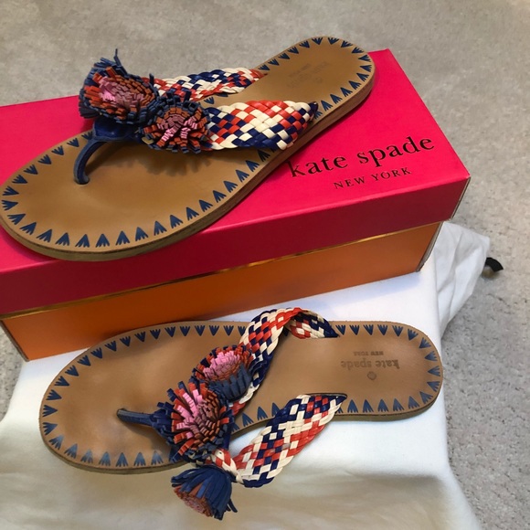 Worn once! Kate Spade sandals size 9 - Picture 5 of 8